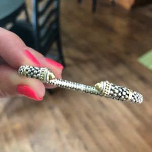 LAGOS caviar cuff bracelet